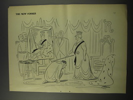 1956 Cartoon by Alain (Daniel Brustlein) - Portrait artist of the Queen - £14.77 GBP
