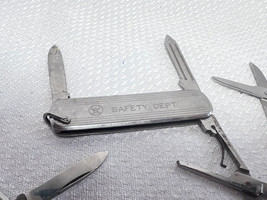 Lot Of 5 Folding Knifes Multitools Moneyclip Advertising Latama Ideal Victorinox - £24.01 GBP