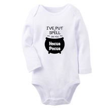 I&#39;ve Put a Spell On You Hocus Pocus Baby Bodysuit Newborn Romper Infant Jumpsuit - £9.43 GBP