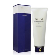 Shiseido Revital Cleansing Foam II for Normal to Dry Skin 125g New From Japan - $47.99