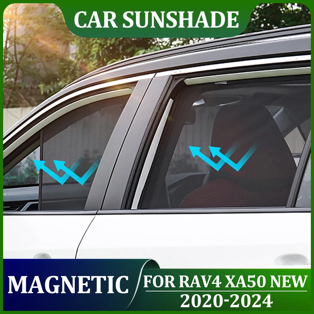 Magnetic Car Windows Summer Sunshades For Toyota RAV4 XA50 2020 2021 Passenger - £8.65 GBP+
