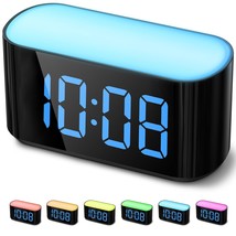 HOUSBAY Digital Alarm Clock for Bedrooms - Large Display Easy to Read Across The - $23.74