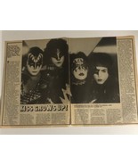 KISS 2 page vintage Magazine Article - $11.87