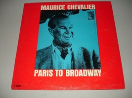 Maurice Chevalier - Paris To Broadway (LP, 1963)  VG+/VG+ SE-4120P - $6.92