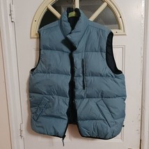 MOOSE CREEK Vest Blue reversible down puffy warm vest - £28.67 GBP