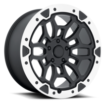 20X10 PR215 6X139.7 +19 78.1 Matte Black Machined - Wheel - £219.82 GBP