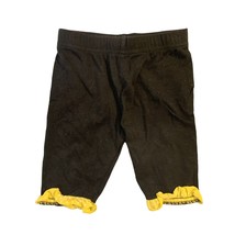 Black With Yellow Polka Dots Size 12 months girls infant baby pull on pants - $7.69