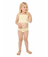 MSRP $40 Frankies Bikinis Girls Dot Tankini Top ONLY Little Kid Yellow S... - €17,13 EUR