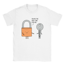 Valentine series t shirt you are only one for me tee shirt padlock key gift idea - £22.13 GBP