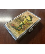 Sweet Cig Case Frog Fishing Vintage Artwork  Holds Kings &amp; 100&#39;s - €20,48 EUR