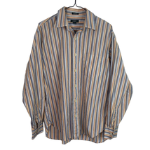 J Crew Multicolor Striped Button Down Dress Shirt Size M 15-15.5       TINY FLAW - £3.61 GBP