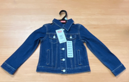 Levi&#39;s Girls Size XS (4/5) Denim Button Closure Comfortable Stretch Jacket - $16.63