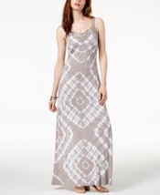 allbrand365 designer Womens Tie Dyed Maxi Dress Size Large Color Taupe D... - £93.18 GBP