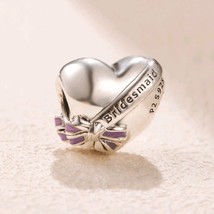 Mother&#39;s Day Release 925 Silver Beautiful Bridesmaid Charm - £13.74 GBP