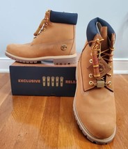 Timberland 6&quot; Premium Waterproof MC Hip Hop Wheat Boots TB0A6BWV231 Men&#39;... - £161.32 GBP