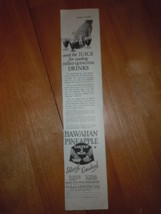 Vintage Hawaiian Pineapple Juice Print Magazine Advertisement 1925 - $75.95 MXN