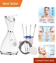 Portable Nano Ionic Face Steamer - 10X Effective Facial Care with Skin T... - $49.45