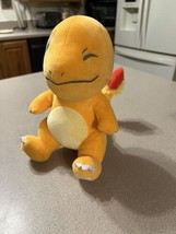 Rare Winking Pokemon Charmander  8&quot; Nintendo Stuffed Plush Toy - $38.56