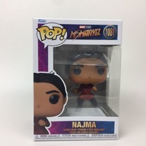 Funko Pop NAJMA #1081 Ms. Marvel Bobble-Head Vinyl Figure New - £6.20 GBP