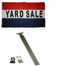 New They can be used indoors or outdoors.3x5 Advertising Yard Sale Red White Blu - £23.82 GBP