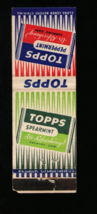 Vintage Matchbook Topps Company Peppermint Spearmint Chewing Gum - £6.39 GBP