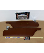 66 Cadillac Fleetwood Brougham LEFT &amp; RIGHT SUN VISORS WITH HINGES - Dar... - $244.21 CAD