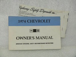 1974 Chevrolet Chevy Owners Manual 16019 - £13.42 GBP