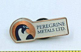Peregrine Metals LTD. Mining Vancouver Logo Collectible Pin Pinback Button - $17.58