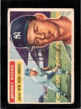 1956 Topps #88B Johnny Kucks Good (Rc) Yankees White Backs *NY3627 - £3.14 GBP