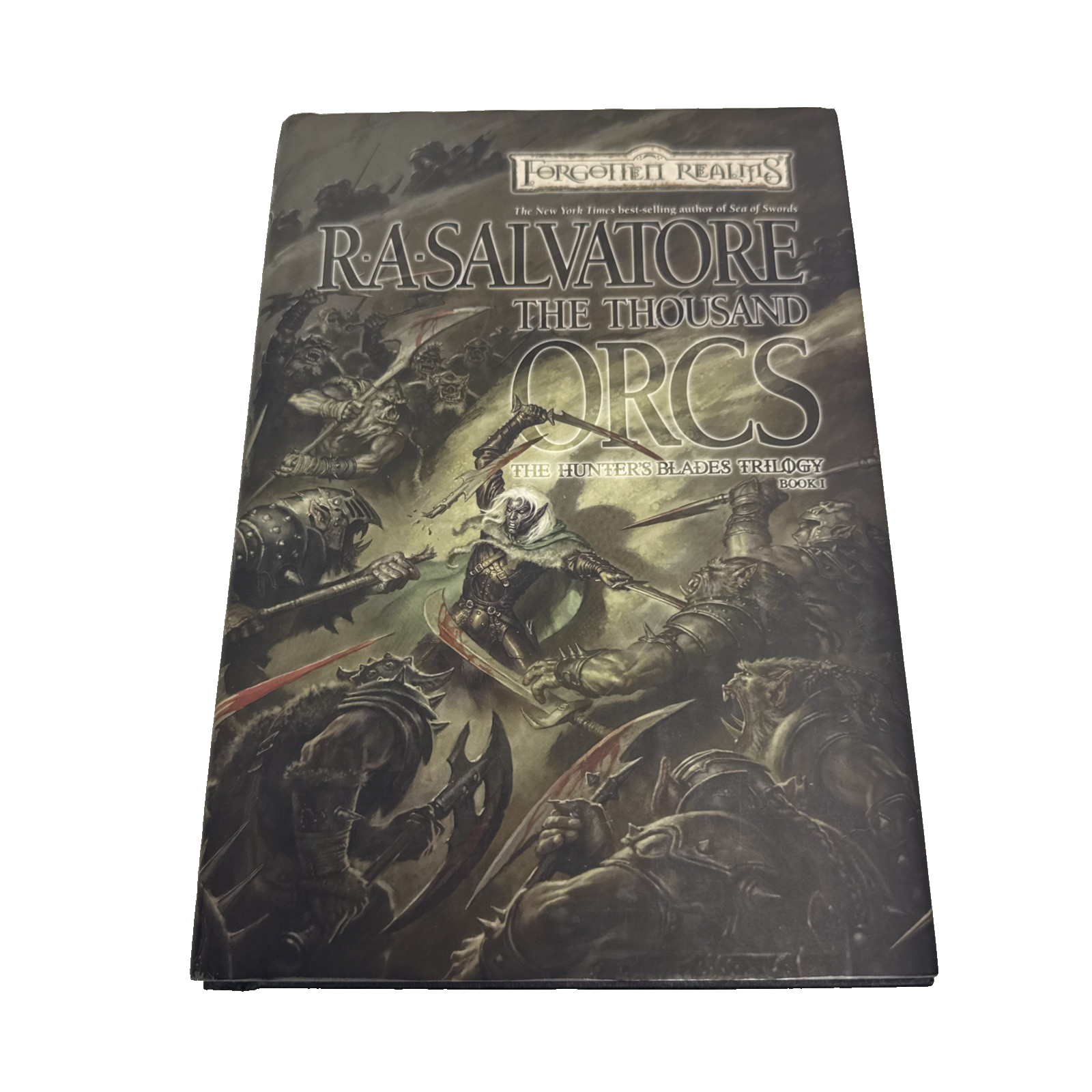 The Thousand Orcs Hardcover R. A. Salvatore Hardcover book novel - $8.00