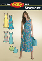 Simplicity 2901 Easy Womans A Line Dress and Bag Size A 8 - 18 - $4.00