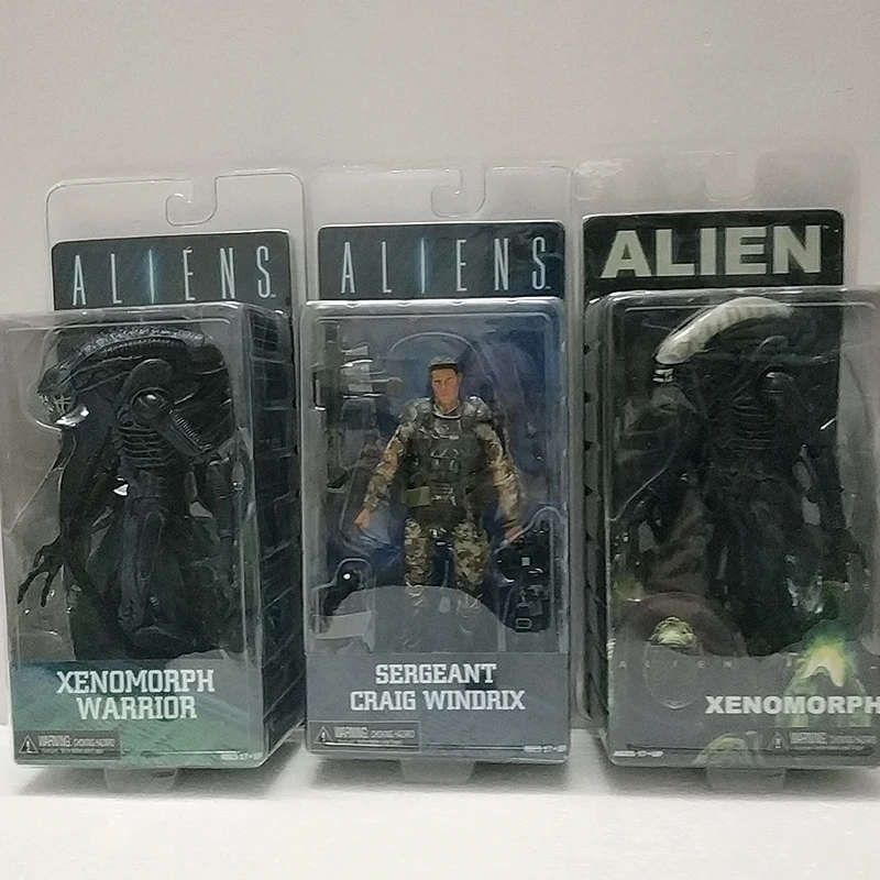 7inch NECA Aliens vs Predator Sergeant Craig Windrix Xenomorph Warrior A... - $28.94