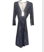 Women’s Navy Blue Floral Halston Small Petite NWT Dress Retail$119 - $36.46 CAD