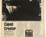 Vintage Bob Kane Batman Caped Creator Magazine Article Article 1998 - $6.92