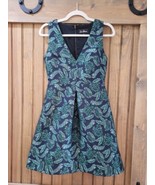 Sam Edelman Womens Palm Blue Green A-Line Dress Blue Sz 2 Mini Party Coc... - $540.74 MXN