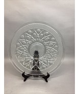 Imperial Glass Cape Cod Clear 14” Cake Plate Vintage 1932-1984 Round Pla... - $34.64