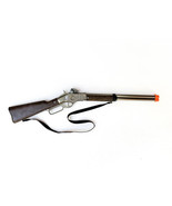 Gonher Cowboy  Silver 8-Shot Cap Gun Toy Lever Action Rifle 27" - $44.54