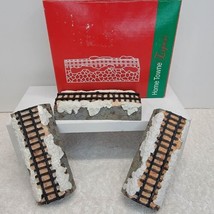 NEW HOME TOWNE EXPRESS 1998 JC PENNEY TRAIN TRACKS IN BOX Christmas Village - $12.86