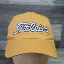 Hat Titleist Foot Joy Pro VI Yellow/Cream Two Thick stitch Logo W/Outline Border - £11.04 GBP