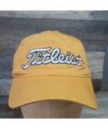 Hat Titleist Foot Joy Pro VI Yellow/Cream Two Thick stitch Logo W/Outline Border - £11.04 GBP