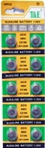 AG10 Alkaline Button Batteries, 10 pack - £4.96 GBP