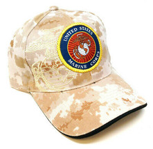Usmc United States Marine Corps Digital Camo Military Hat Cap Marines Adjustable - £8.92 GBP