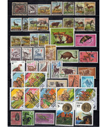 Wild Animals Stamp Collection Mint/Used Wildlife Camels Giraffe ZAYIX 03... - £12.53 GBP