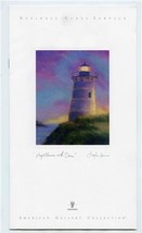 American Airlines Business Class Menu Lighthouse on the Dune Cover 1998 - £10.93 GBP