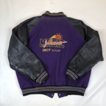 Vintage Magic Johnson's UNCF All Star Game 1992 Varsity Leather Jacket X... - $128.69