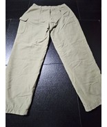 LL Bean Outdoors Hiking Pants Insulated Womens 12 Khaki Cargo 0RH31 32x29 - €17,77 EUR