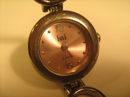 *Working* Women&#39;s Bracelet Wristwatch L.E.I. Quartz Analog [h5c7] - £5.09 GBP