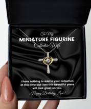 Necklace Birthday Present For Miniature Figurine Collector Wife - Jewelry  - $49.95