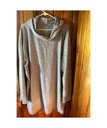 Tek Gear Heather Gray Cowl Neck Athletic Tunic Hoodie Plus Size 3X - $475.17 MXN
