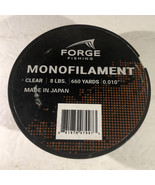 Forge Fishing Famous 8 LB 660 Yards PREMIUM Clear New Monofilament Fishi... - $4.93
